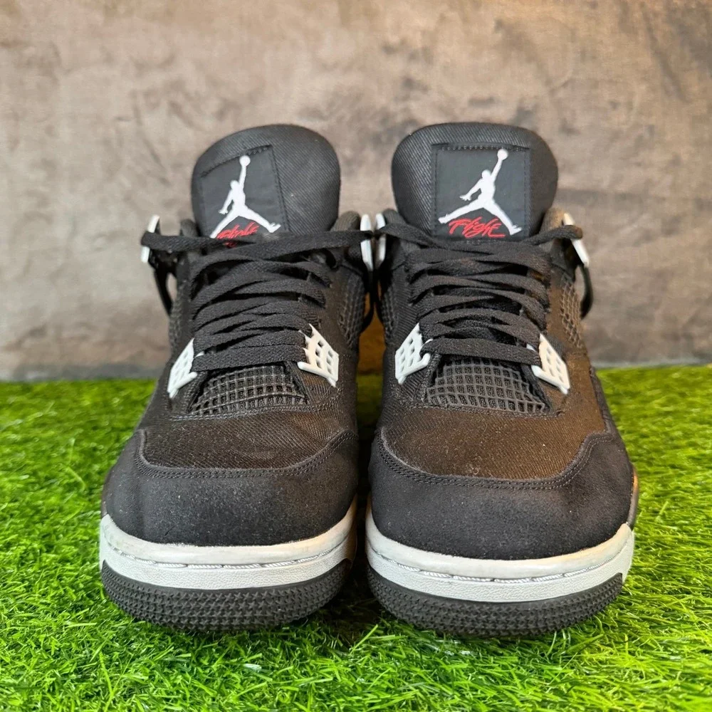 Jordan Air Jordan 4 Retro SE Mens Eleven Black Canvas Sneakers DH7138-006